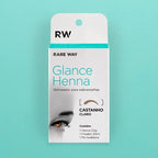 Henna para Sobrancelhas Glance Castanho Claro 3,5g - Rare Way - foto principal