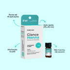 Glance Henna mini Castanho Claro 1,5g - Rare Way