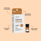 Glance Henna mini Castanho Escuro 1,5g - Rare Way
