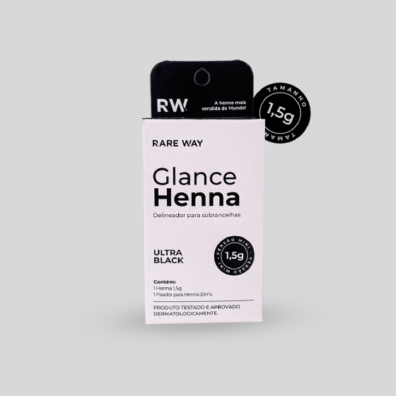 Glance Henna mini Ultra Black 1,5g - Rare Way - foto principal