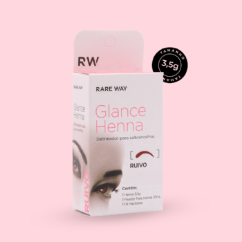 Henna para Sobrancelhas Glance Ruivo 3,5g - Rare Way - imagem alternativa