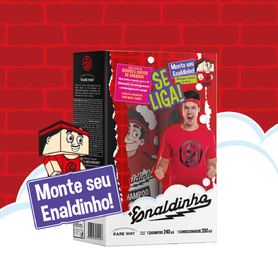Kit Shampoo e Condicionador Enaldinho
