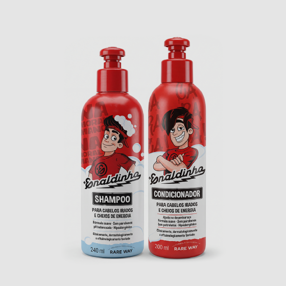 Kit Shampoo e Condicionador Enaldinho