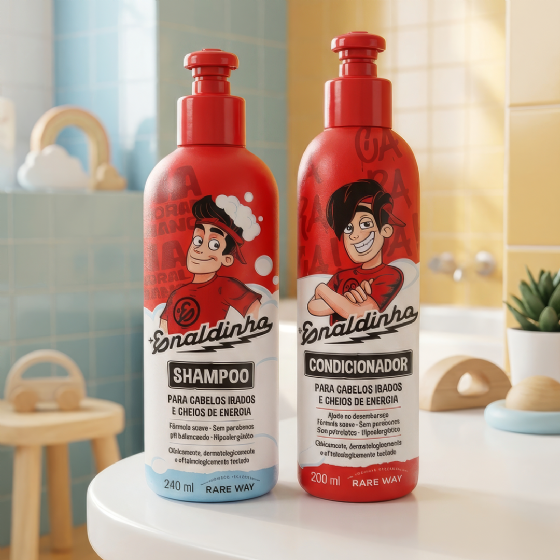 Kit Shampoo e Condicionador Enaldinho