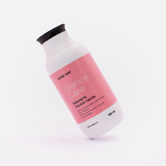 Sabonete Facial Glance Care 120 ml - Rare Way