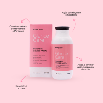 Sabonete Facial Glance Care 120 ml - Rare Way - imagem alternativa