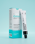 Glance Color Coloração para sobrancelhas Barba e Pelos Castanho Claro