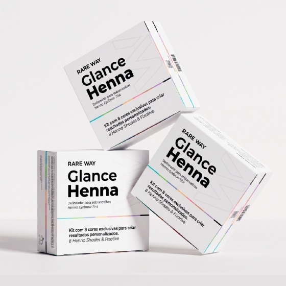 Henna 8 Cores + Demaquilante Glance Care