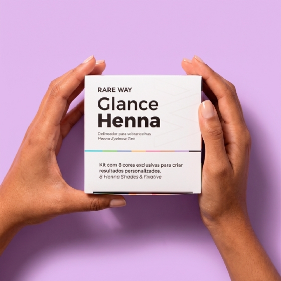 Henna 8 Cores + Demaquilante Glance Care