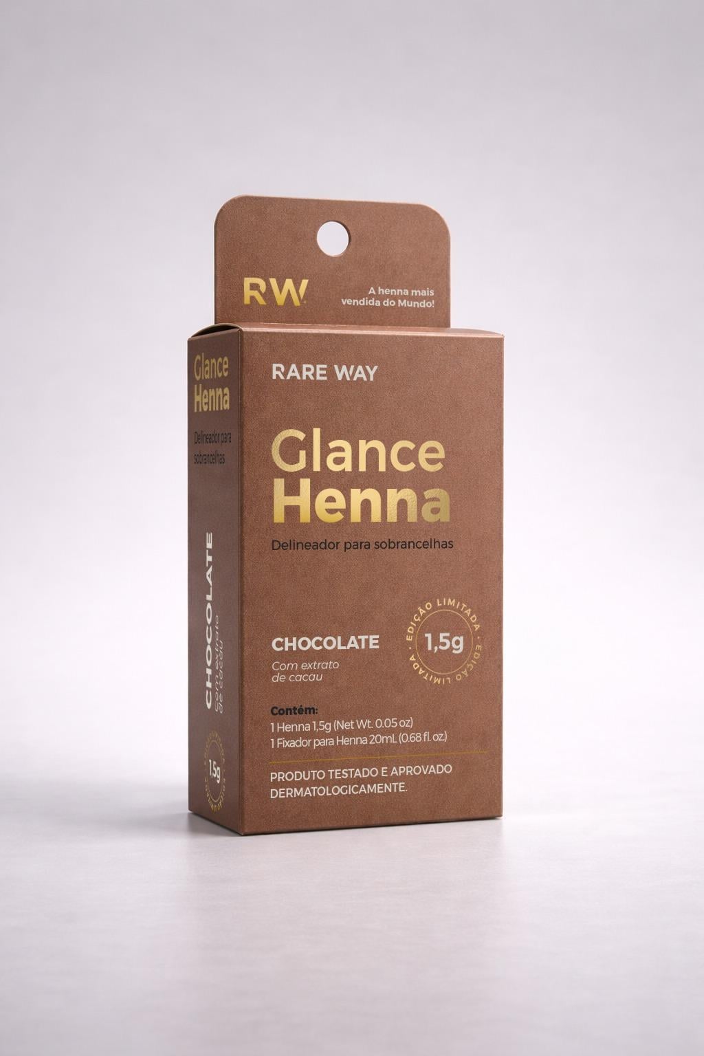 Glance Henna Mini Chocolate 1,5g - Rare Way - foto principal