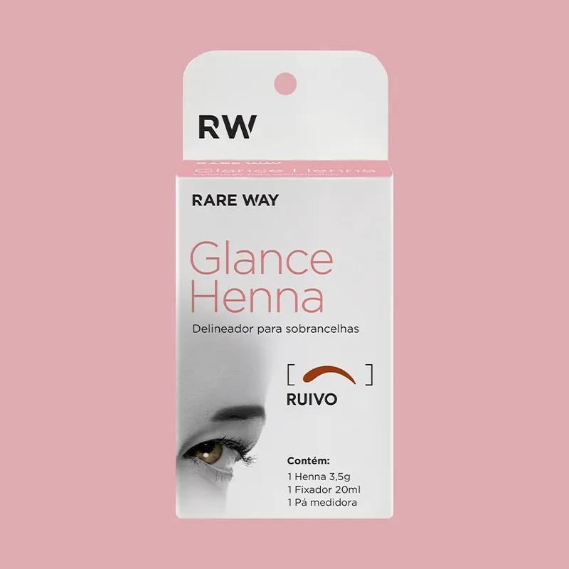 Glance Henna mini Ruivo 1,5g - Rare Way - foto principal