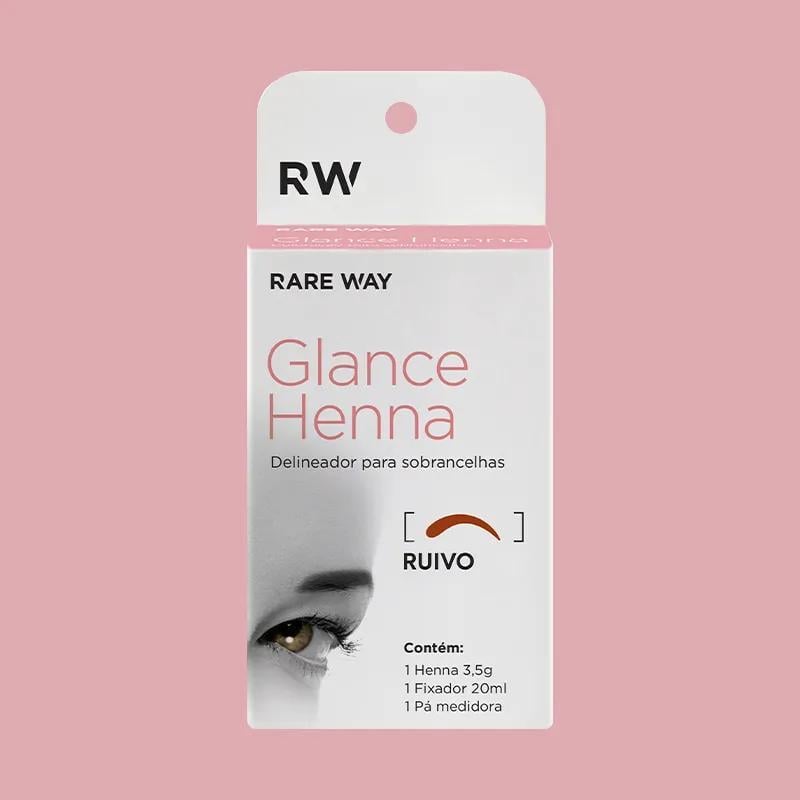Glance Henna mini Ruivo 1,5g - Rare Way - foto principal