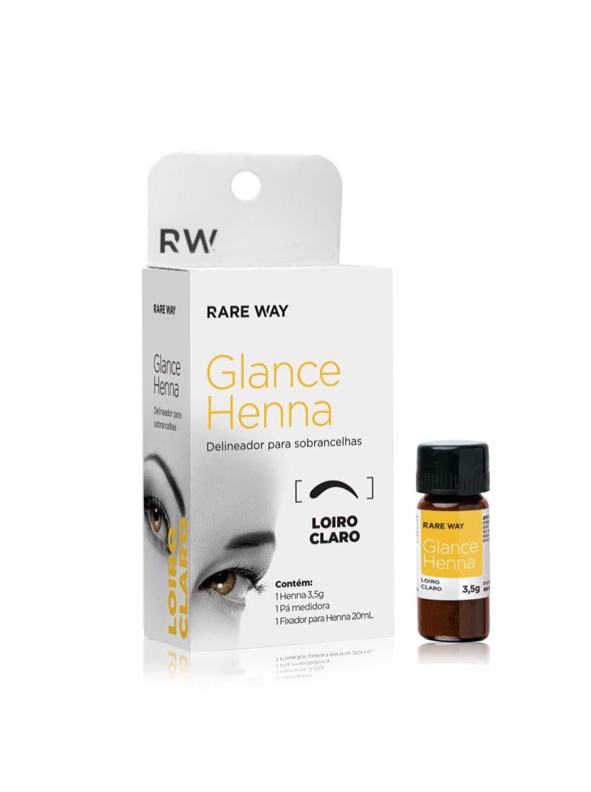Henna para Sobrancelhas Glance Loiro Claro 3,5g - Rare Way - foto principal